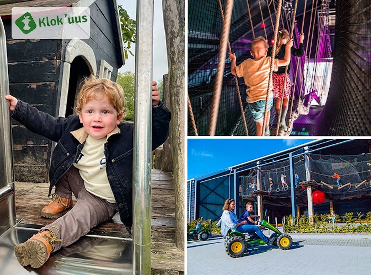 Entreeticket binnen- en buitenspeeltuin Klok'uus